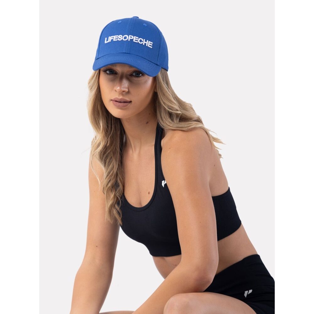 Lifesopeche Womens Baseball Cap Embroidered Logo Cobalt One Size
