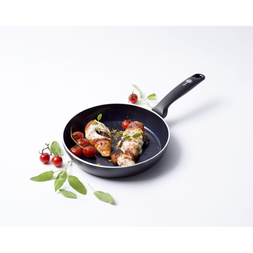 GreenPan Ceramic Non-Stick Torino Open Frypan Kitchen Cooking Tool 28cm Black