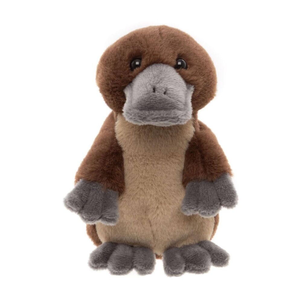 2PK Charlie Bears Duck Billed Platypus Cuddle Cub Plush Kids Soft Toy 0y+ Brown