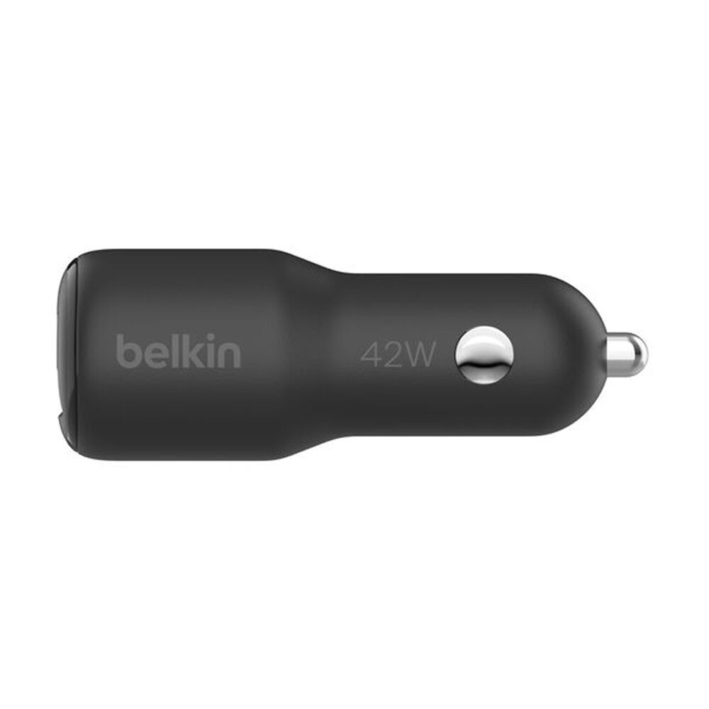 2PK Belkin BoostCharge Dual Port Car Phone Charger W/ USB-C Power Delivery 42W