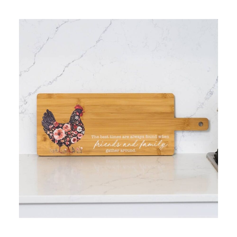 Cottage Grove Rectangle Grazing Board Sealed Bamboo Tan 55x20x2cm