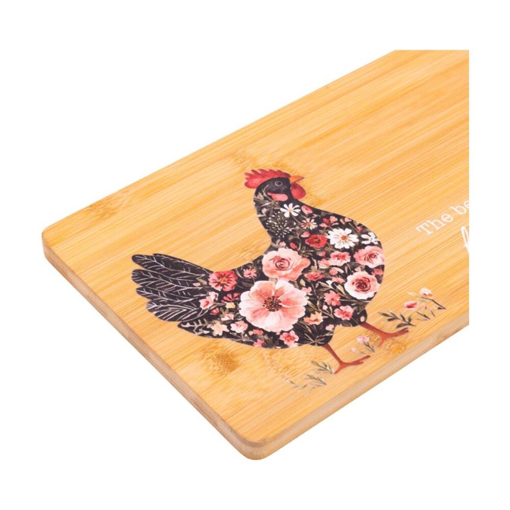 Cottage Grove Rectangle Grazing Board Sealed Bamboo Tan 55x20x2cm
