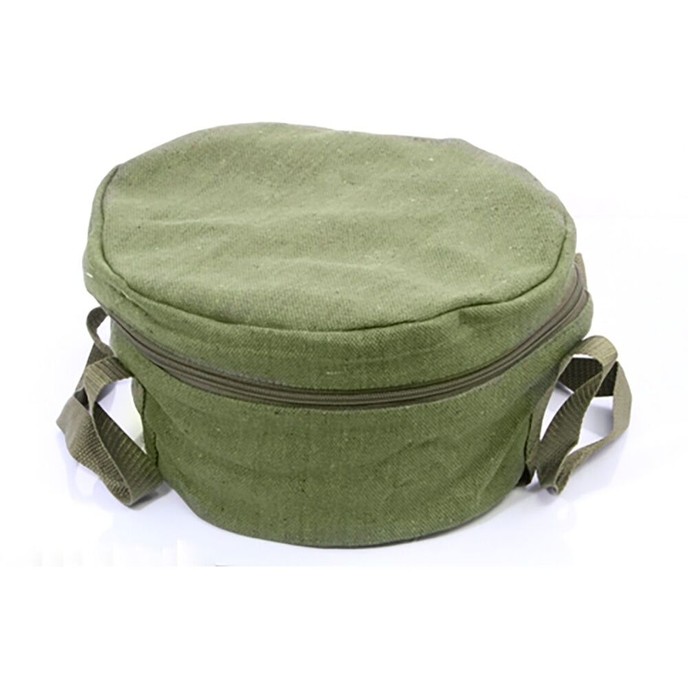 2PK G&S Camp Oven Bag Canvas Heavy Duty Protective Cooking Khaki Green 2qt