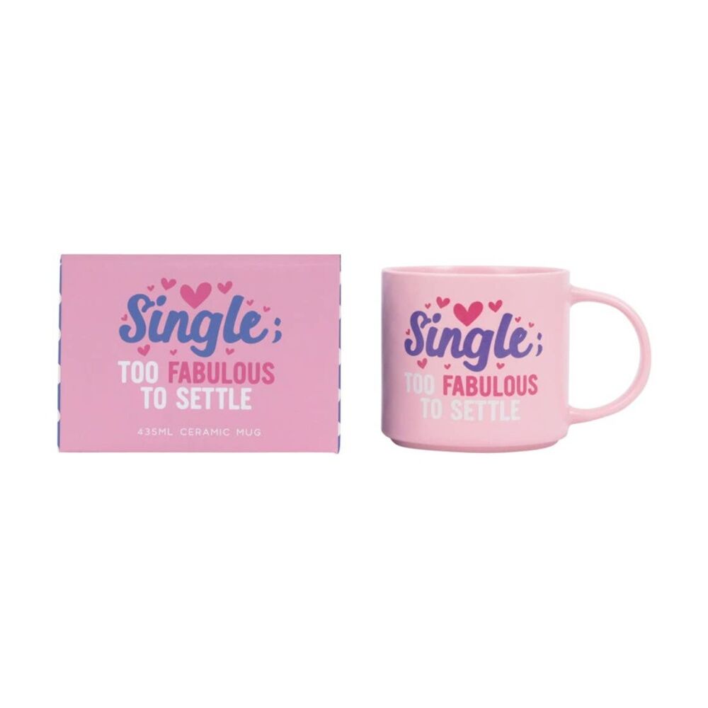 3PK Cheeky Mugs Single Ceramic Mug Microwave Dishwasher Safe Pink 390ml