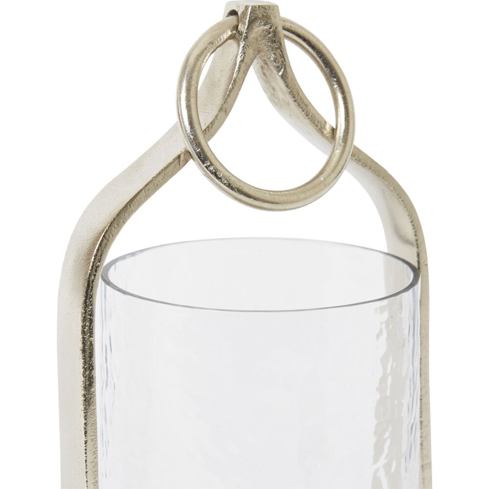E Style Siana Candle Holder Elegant Nickel Aluminium Decor 16x14x30cm