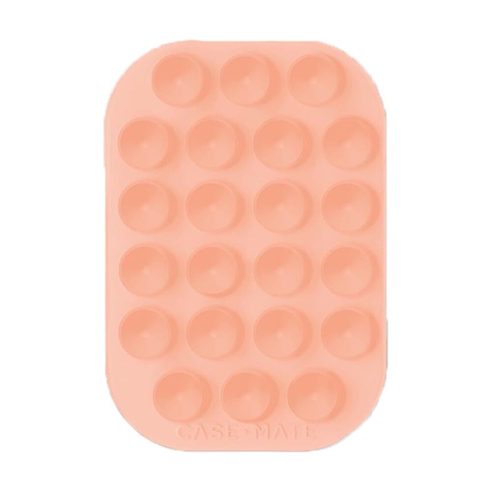 2PK Case-Mate Mobile Phone Case Adhesive Suction Cup Mount Accessory Peach
