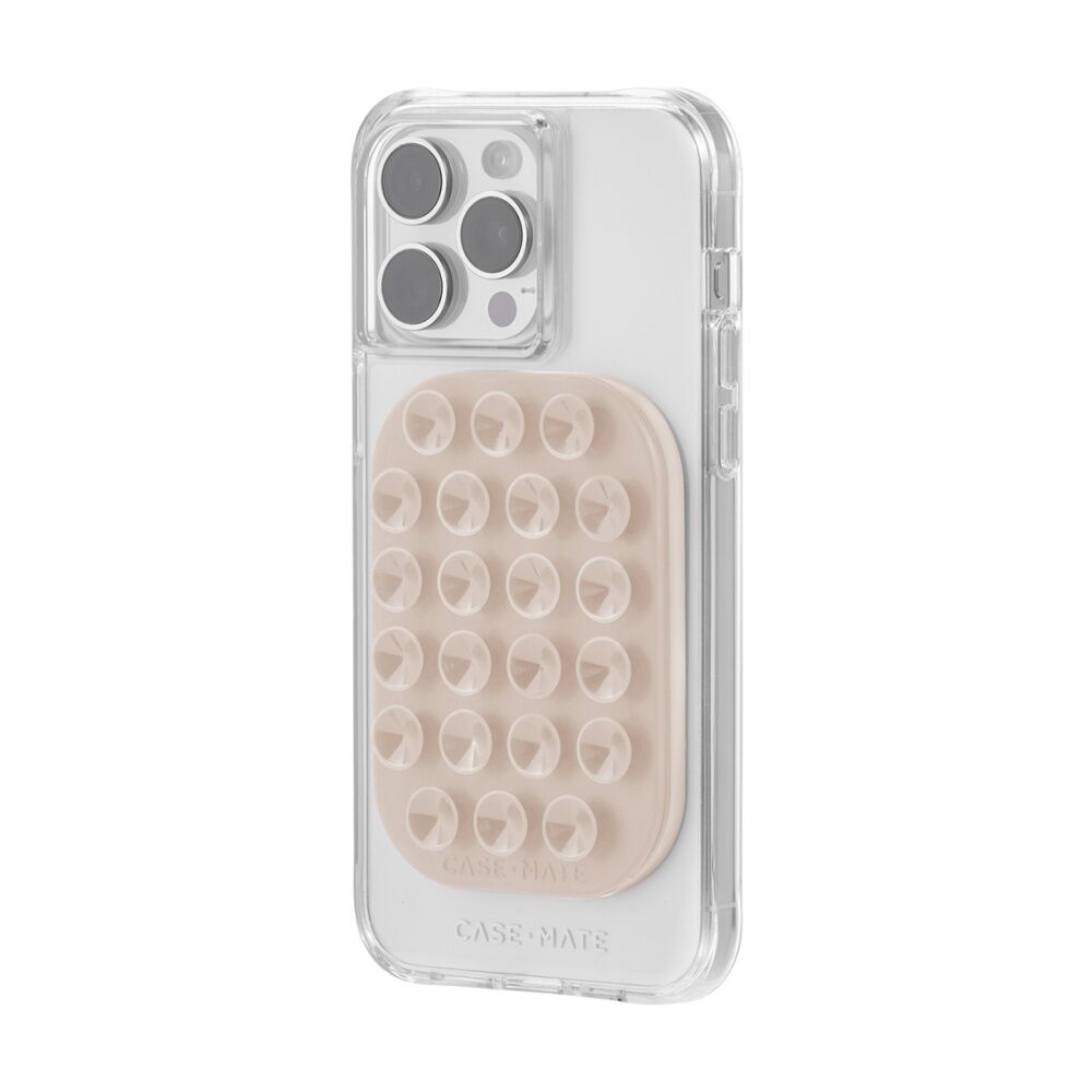 2PK Case-Mate Mobile Phone Case Adhesive Suction Cup Mount Accessory Nude