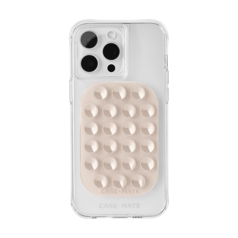 2PK Case-Mate Mobile Phone Case Adhesive Suction Cup Mount Accessory Nude