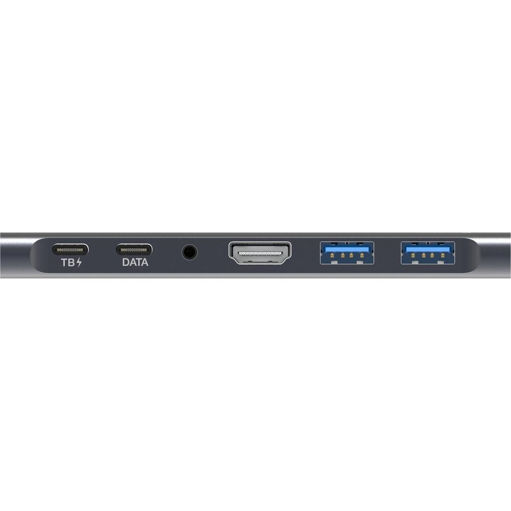 Comsol MacBook HDMI Monitor Computer 6 Port Docking Station Silver