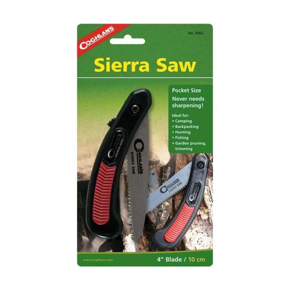 Coghlans Outdoors Folding Pocket Sierra Saw 10cm Safe Lock Ergonomic Grip