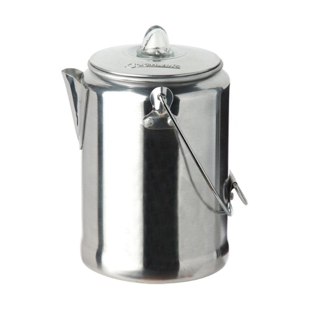 Coghlans Aluminium Coffee Pot 9 Cup Durable Rustproof Lightweight