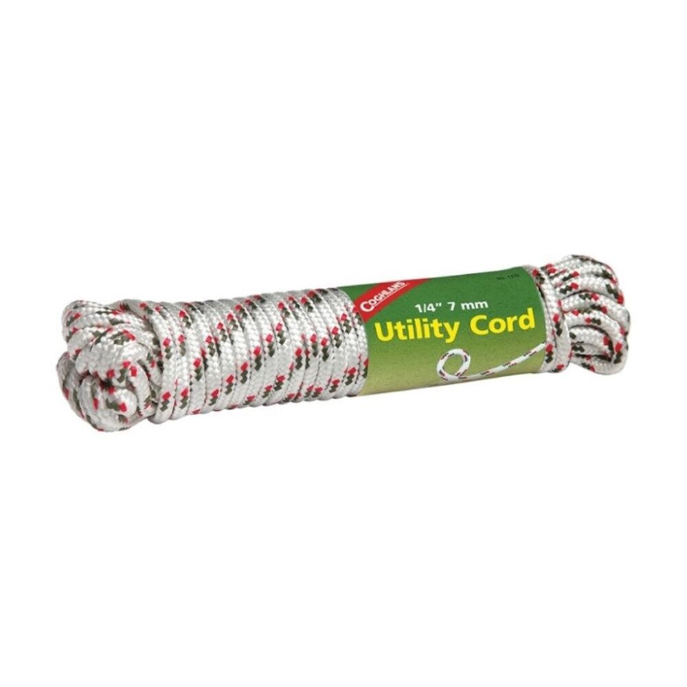 Coghlans Utility Cord 7mm Diameter Strong Woven Polypropylene Durable