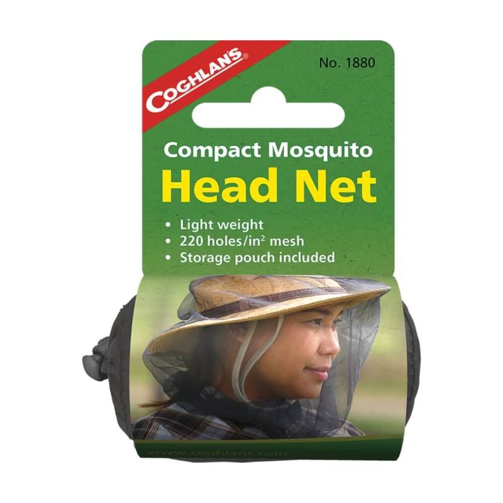 12pc Coghlans Compact Mosquito Head Net Outdoors Hike Accessory Set