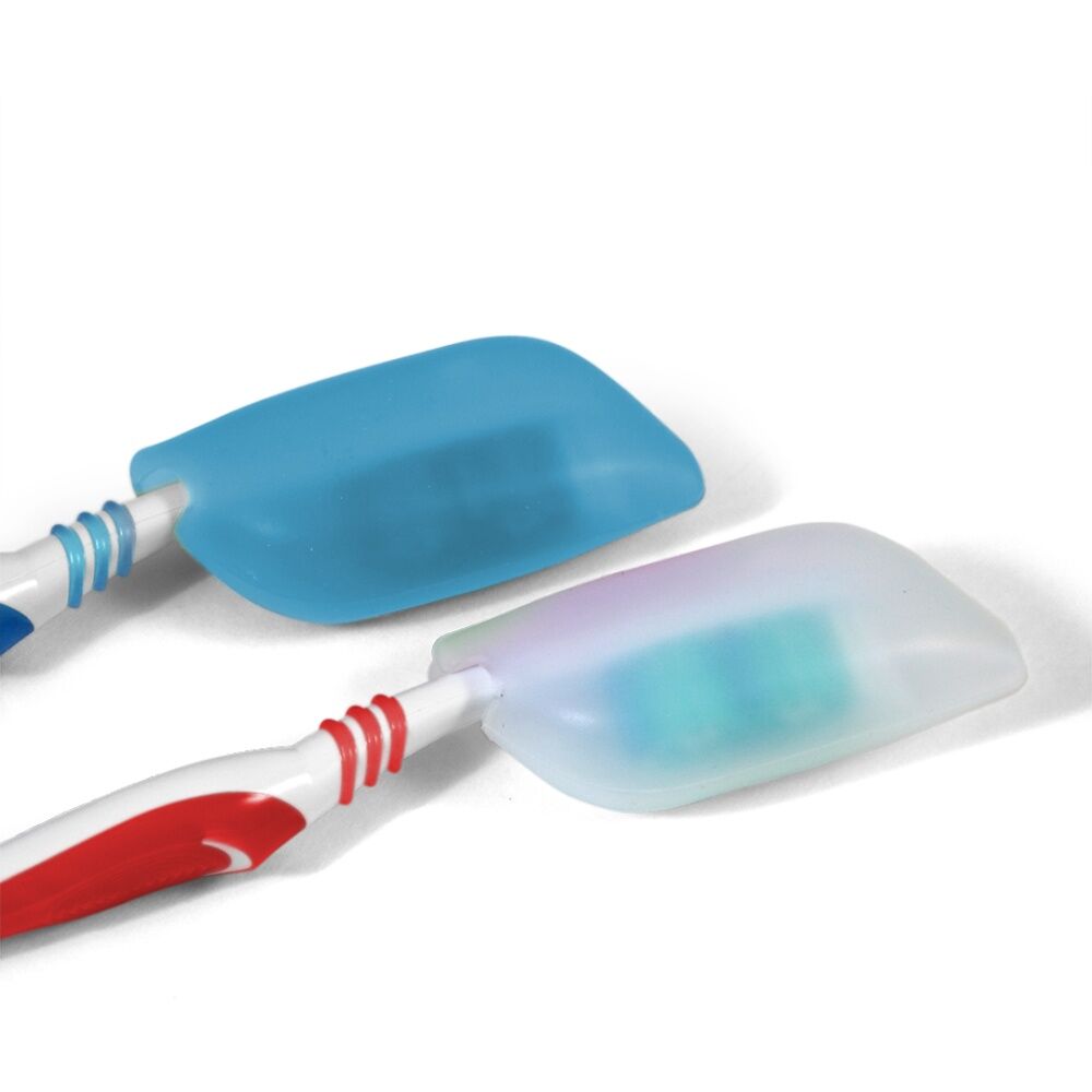 6x 2pc Coghlans Silicone Toothbrush Covers Travel Toiletries Accessory