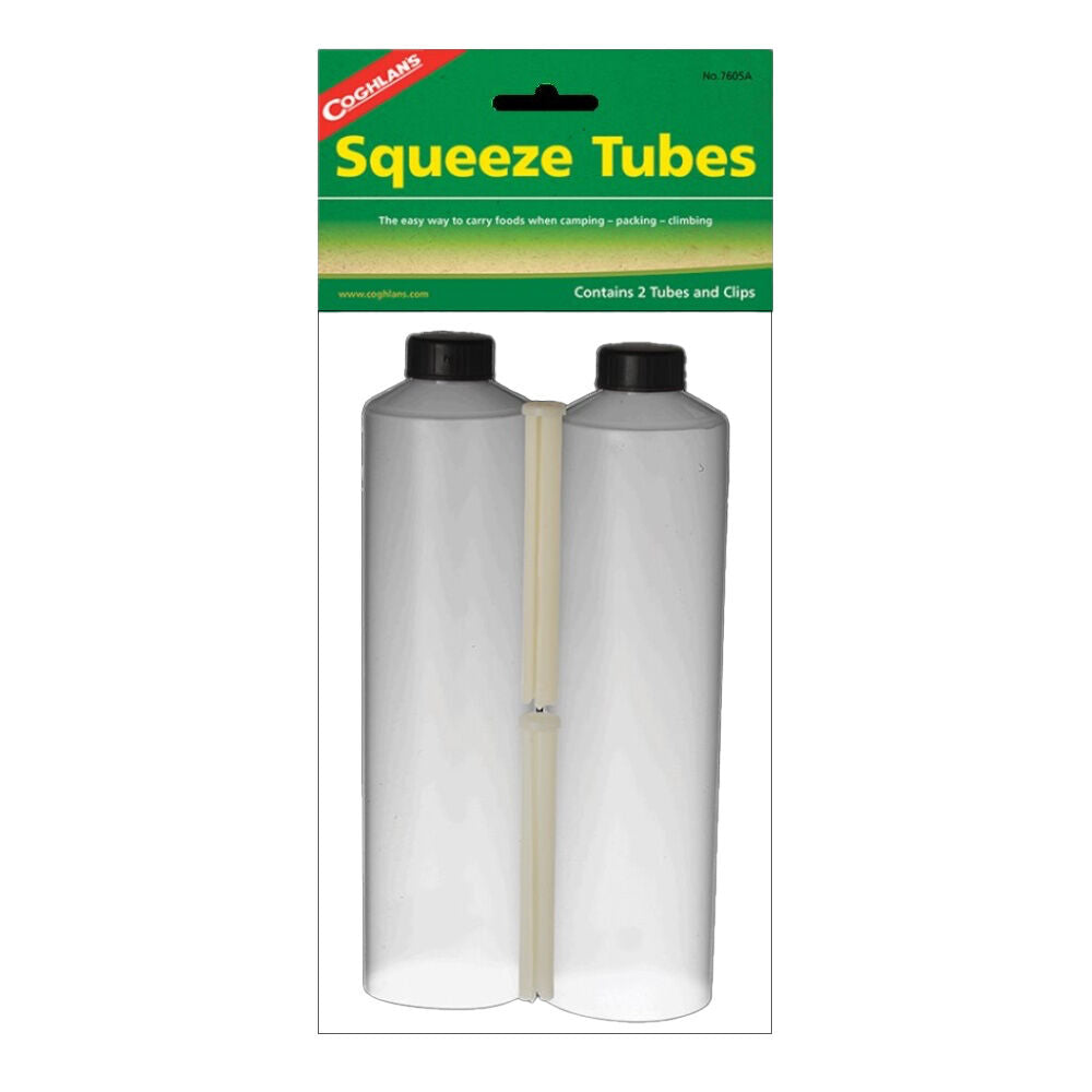 2pc Coghlans Squeeze Tubes Camping Packing Climbing Food Storage 16.5cm