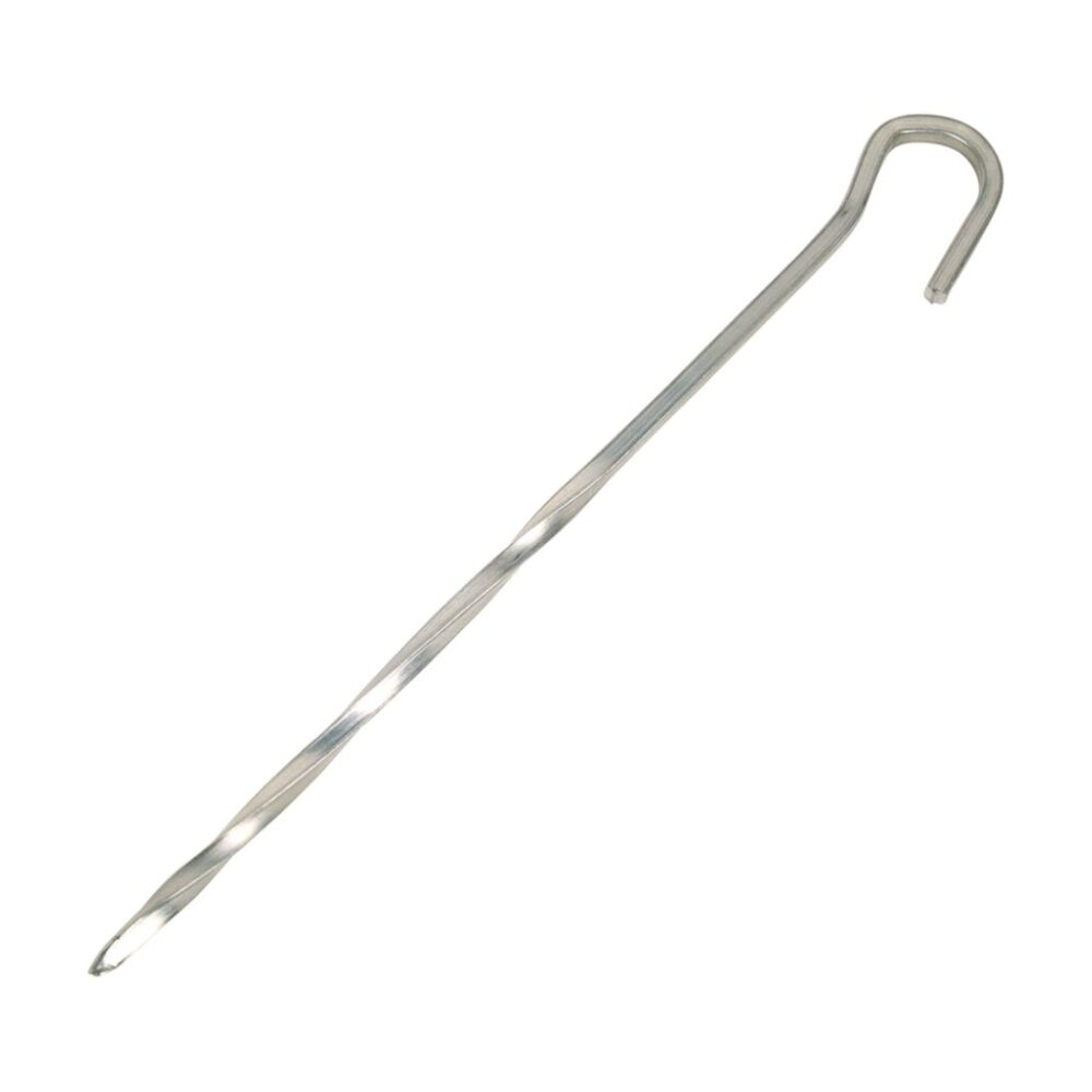 4x 6pc Coghlans Skewer Peg 7in Steel Twisted Lightweight Tent Camping Gear