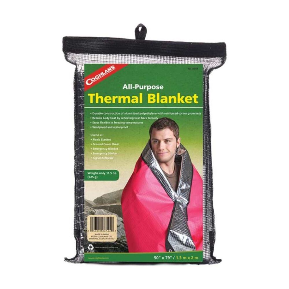 Coghlans Thermal Blanket Reinforced Waterproof Windproof 127x200cm