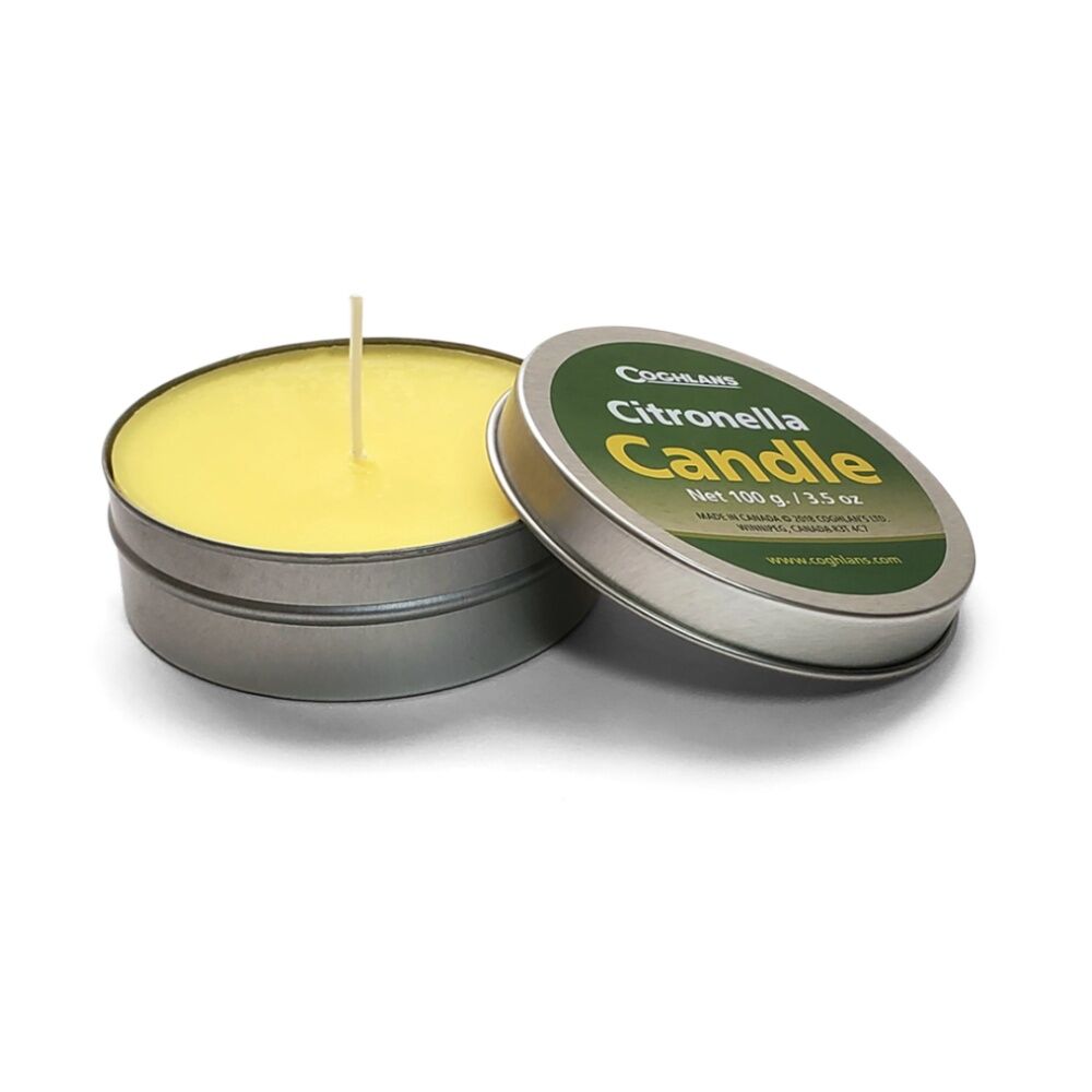 Coghlans Citronella Candle Emergency Scented 16-18 Hour Burn 100g