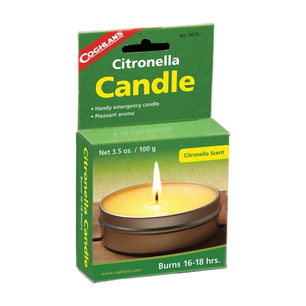 Coghlans Citronella Candle Emergency Scented 16-18 Hour Burn 100g
