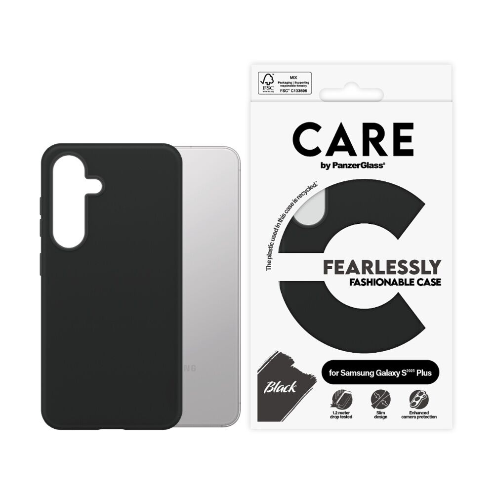 Panzer Fashion Case -Samsung GS25+ Stylish Device Protection - Black