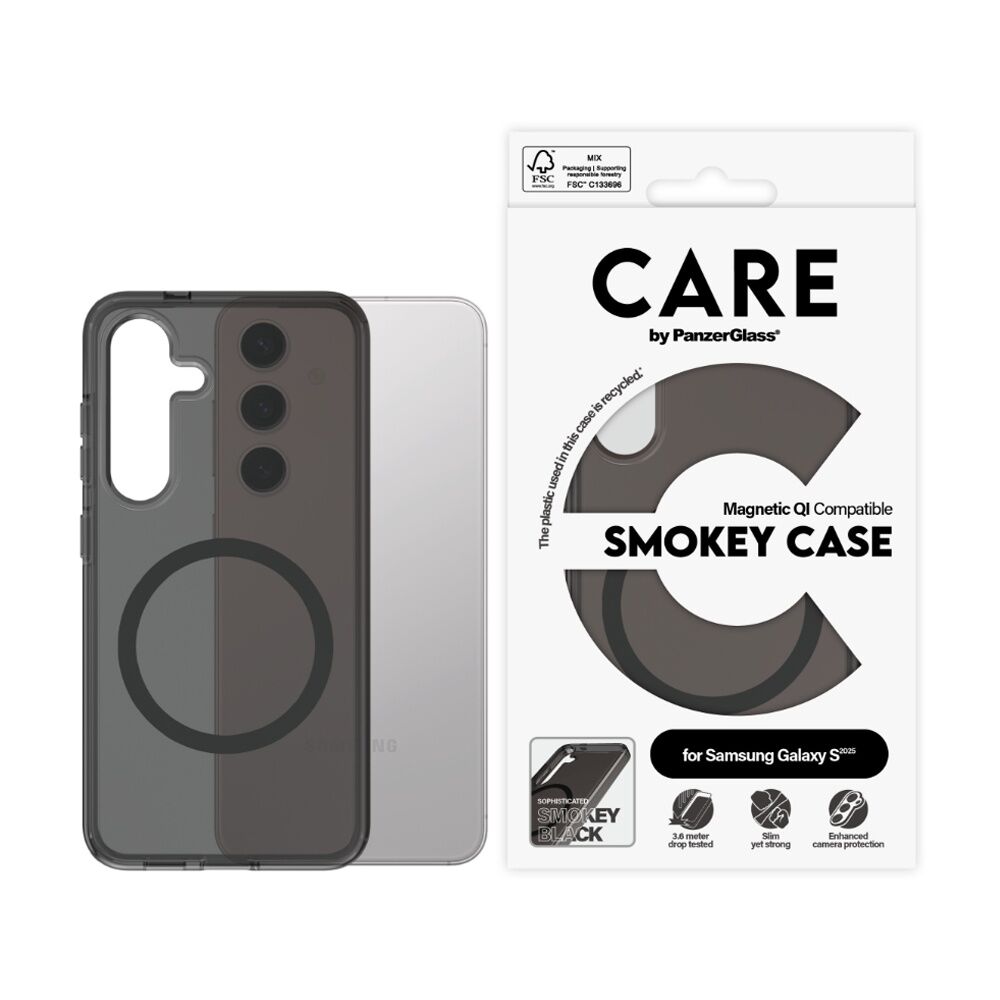 Panzer Flagship Case (MS) - Samsung GS25 Shock Resistant Cover Smoke