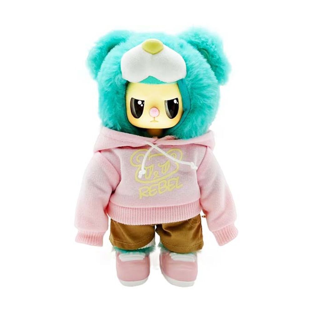 Centel Pop Cuppo Rebel Bear Movable Street Series Blind Box Assorted 7"