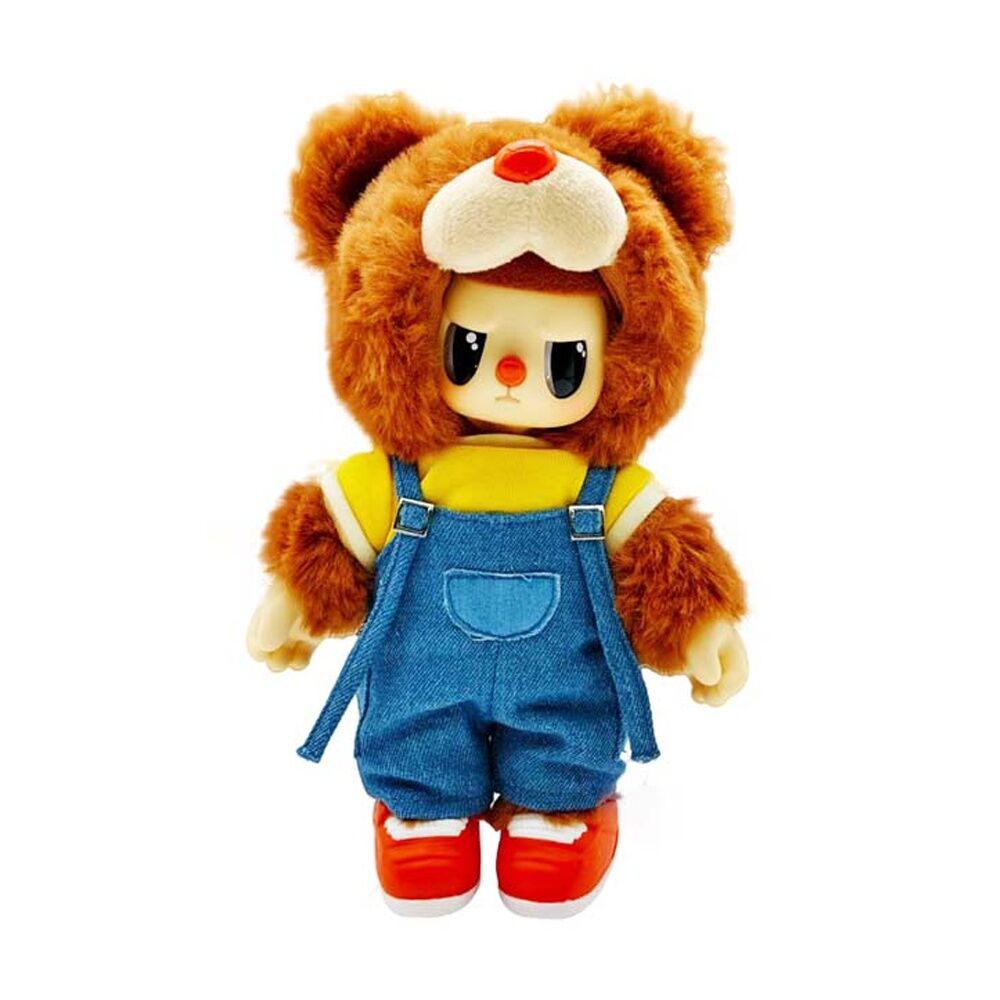 4PK Centel Pop Cuppo Rebel Bear Movable Street Series Blind Box Assorted 7"