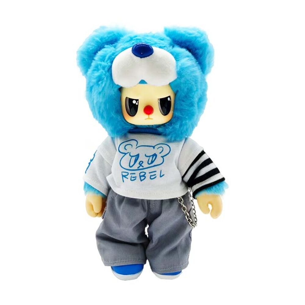 4PK Centel Pop Cuppo Rebel Bear Movable Street Series Blind Box Assorted 7"