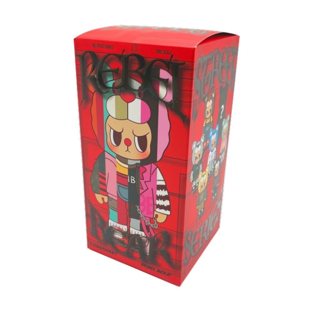 Centel Pop Cuppo Rebel Bear Movable Street Series Blind Box Assorted 7"