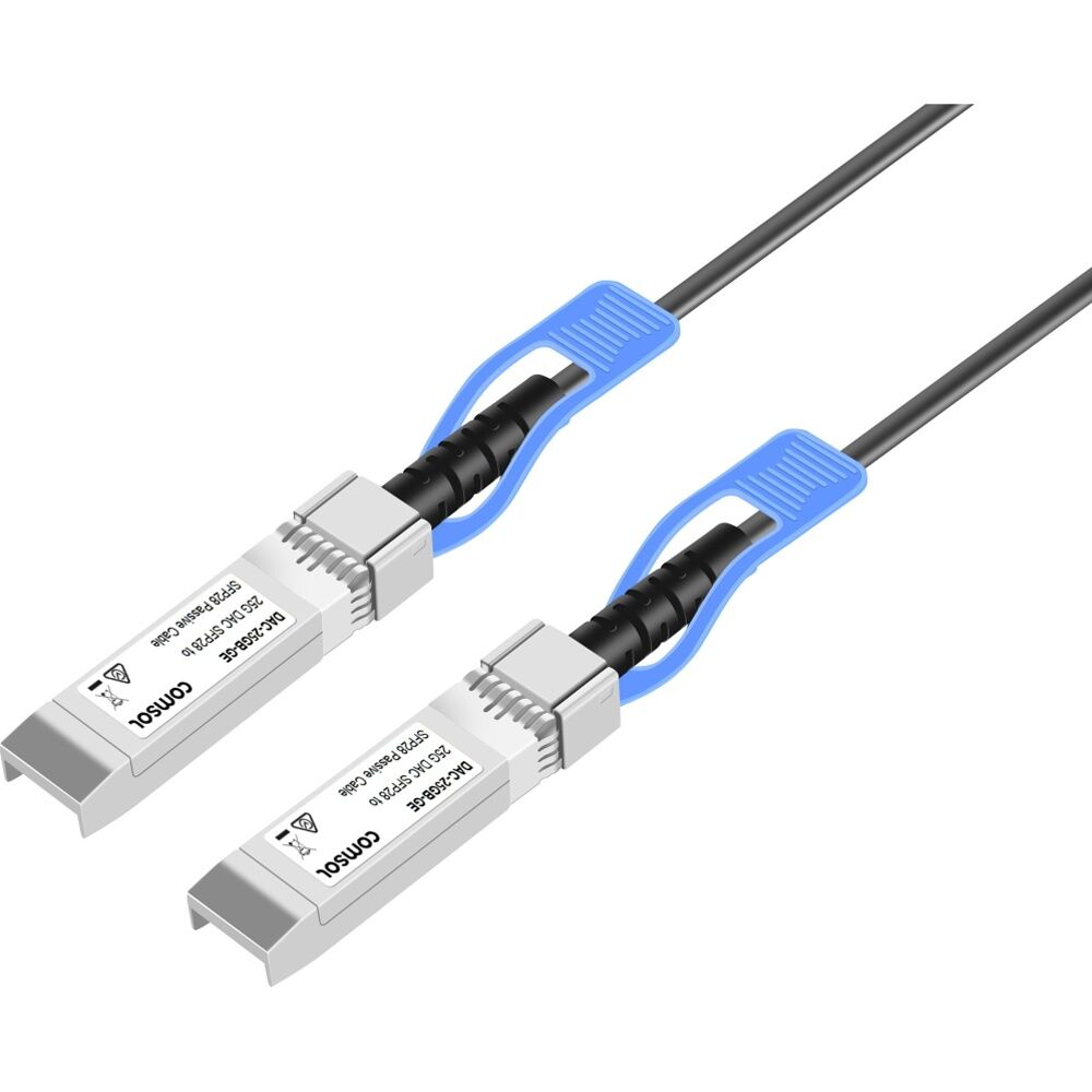 Comsol HP & Aruba Compatible DAC SFP28 25G Passive Direct Attach Cables 1M