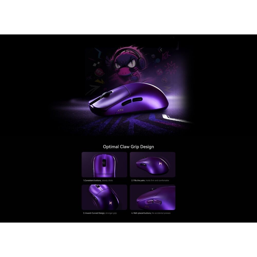 ATK Blazing Sky Duckbill Ultra Wireless Mouse Black