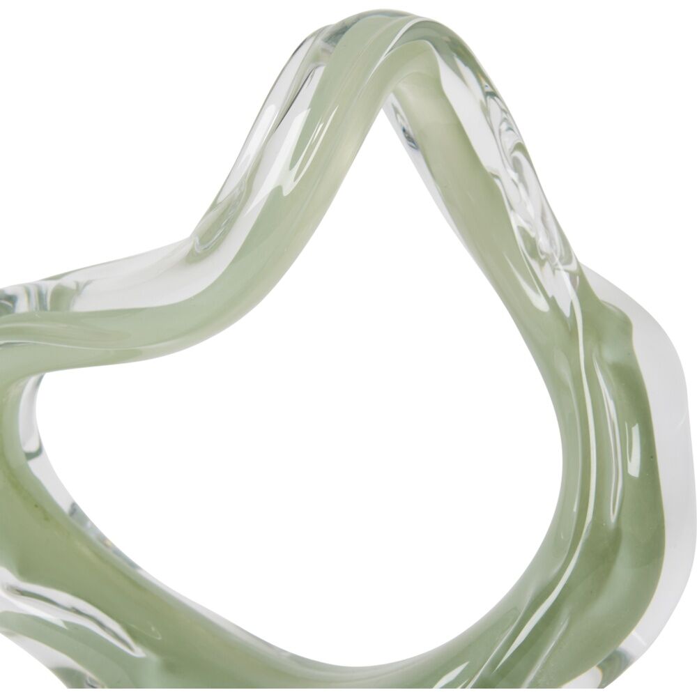E Style Hyder Glass Sculpture Sage Modern Decorative Ornament 24x9x24cm