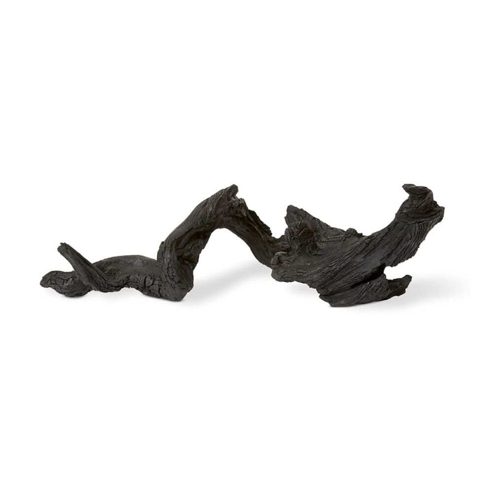 E Style Banzi Resin Sculpture Decorative Art Piece Black 67x37x24cm