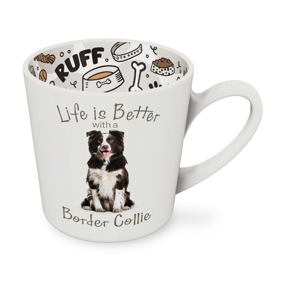 2PK LDM I Love My Border Collie Ceramic Coffee Mug 420ml