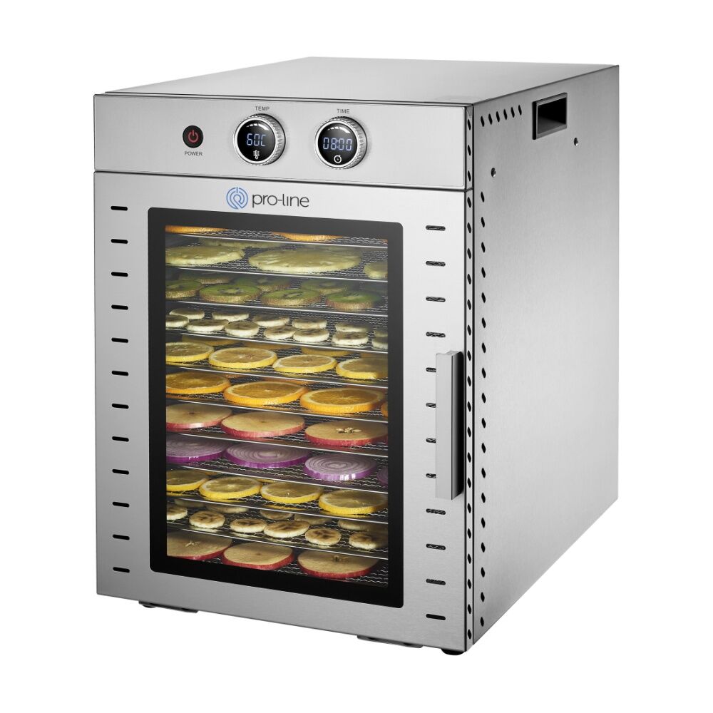 Proline Stainless Steel Commercial Dehydrator Insulated Design 12 Tray