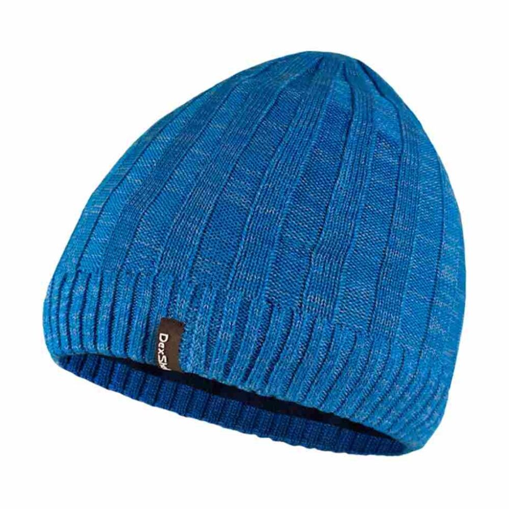 DexShell Beanie Heathered Waterproof Breathable Knit Hat Malibu Blue