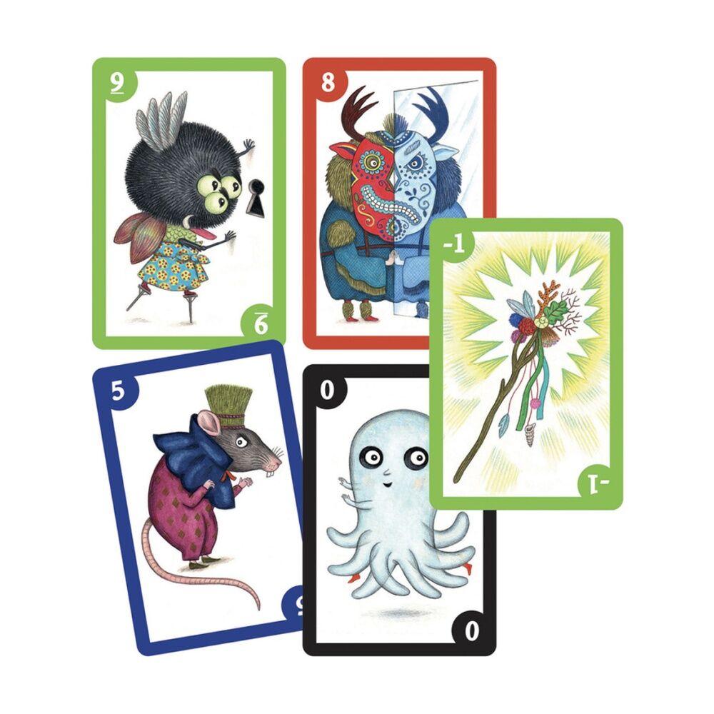 Djeco Spooky Boo Card Game Memory Strategy 2-4 Players Ages 8+