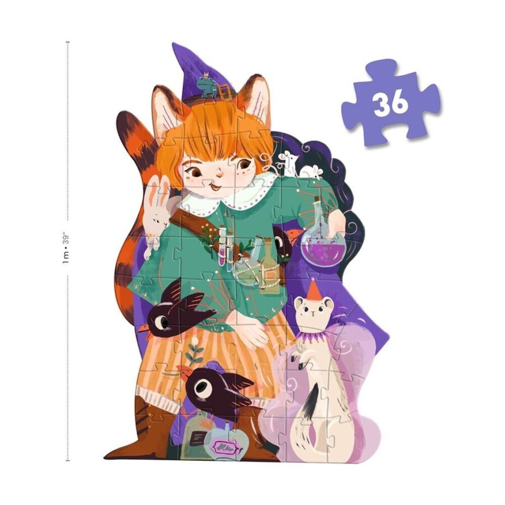 36pc Djeco Pio The Magician Giant Puzzle Large Pieces For Kids Ages 4+