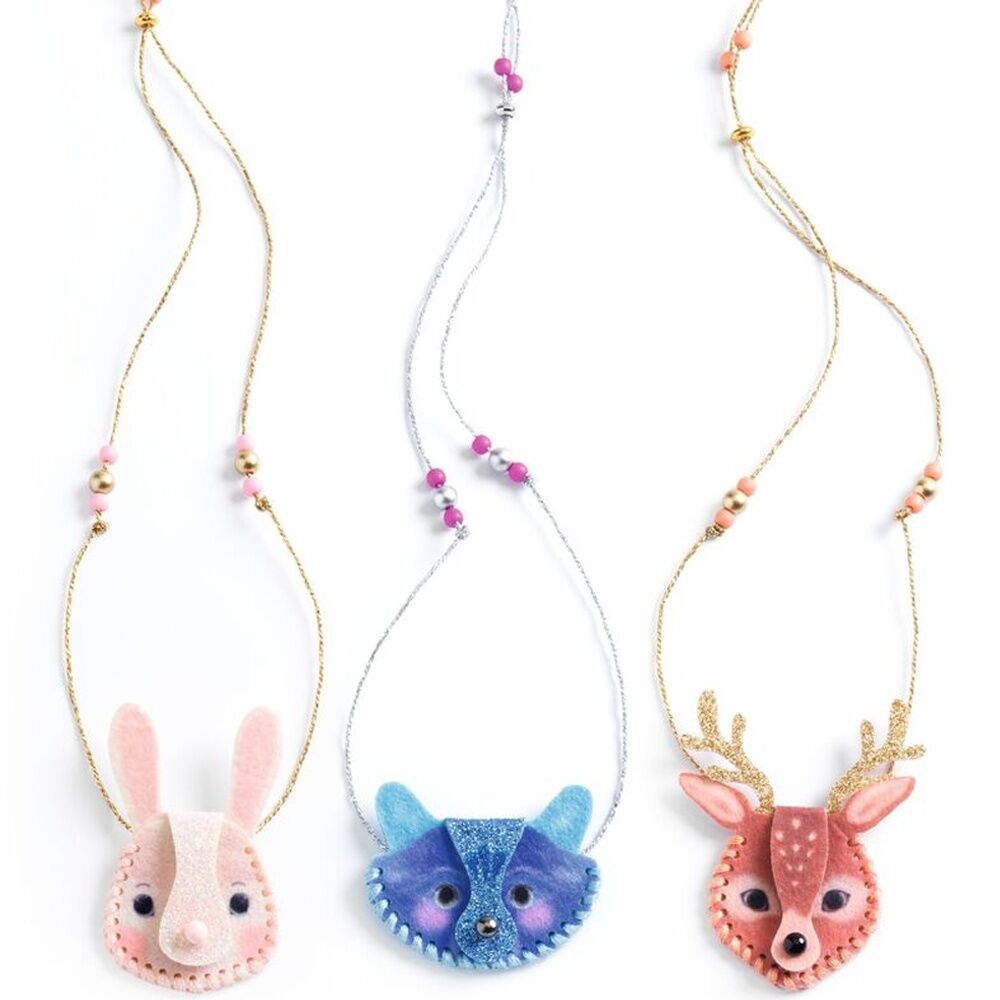 Djeco Do It Yourself Dazzlers Secret Necklaces Kit 3 To Create 7+ Years