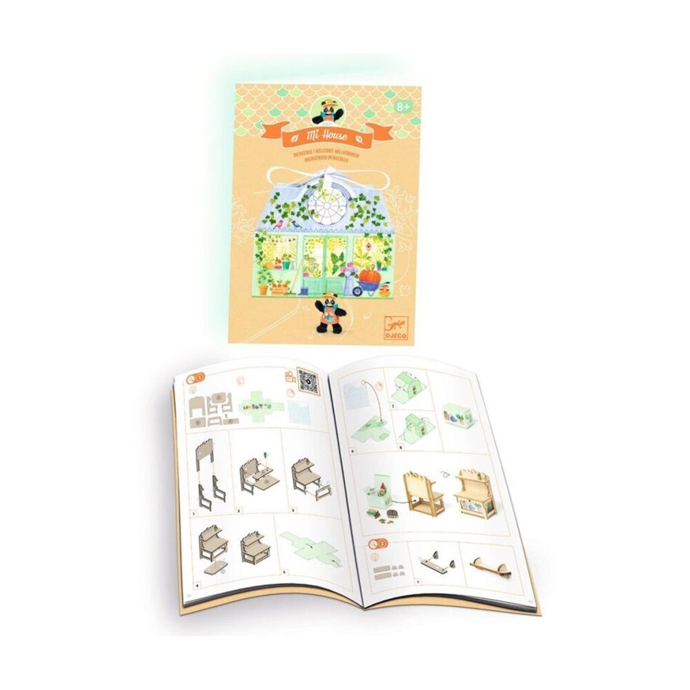 Djeco Olive Mi House Model Making Miniature Home Kit Craft Activity 8y+