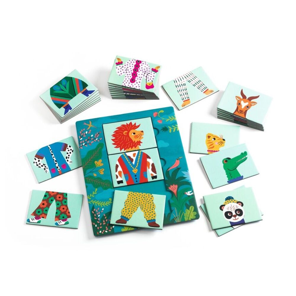 Djeco Modanimo Mix & Match Game Creative Animal Mixing Kids 3y+