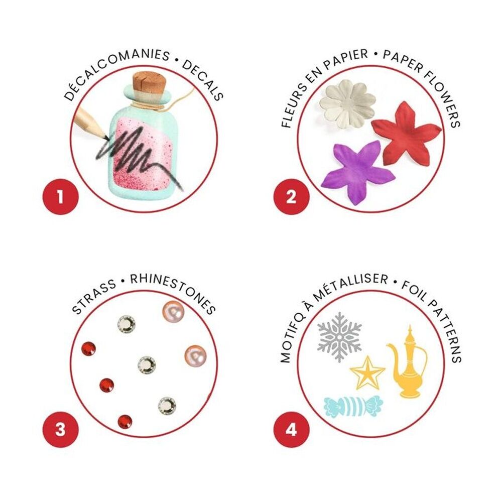 Djeco Nutcracker Fairytales To Decorate Decals Creative Set 6+ Years