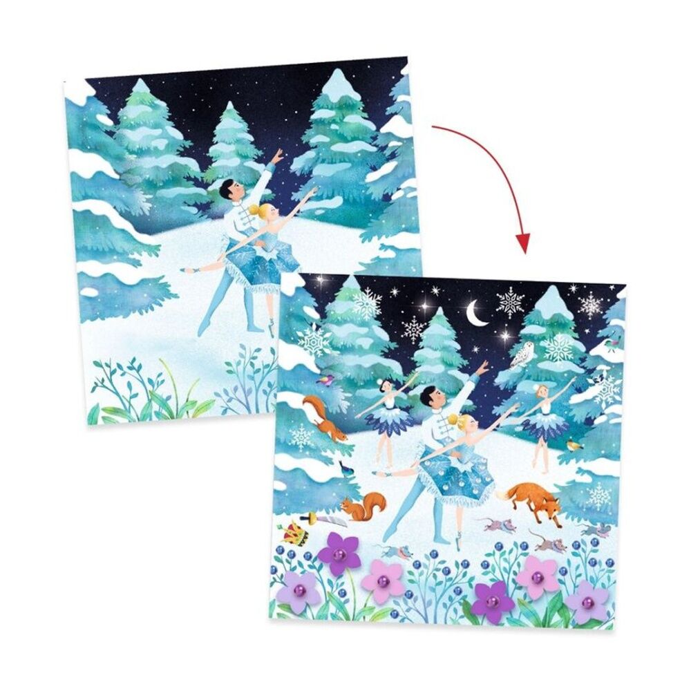 Djeco Nutcracker Fairytales To Decorate Decals Creative Set 6+ Years