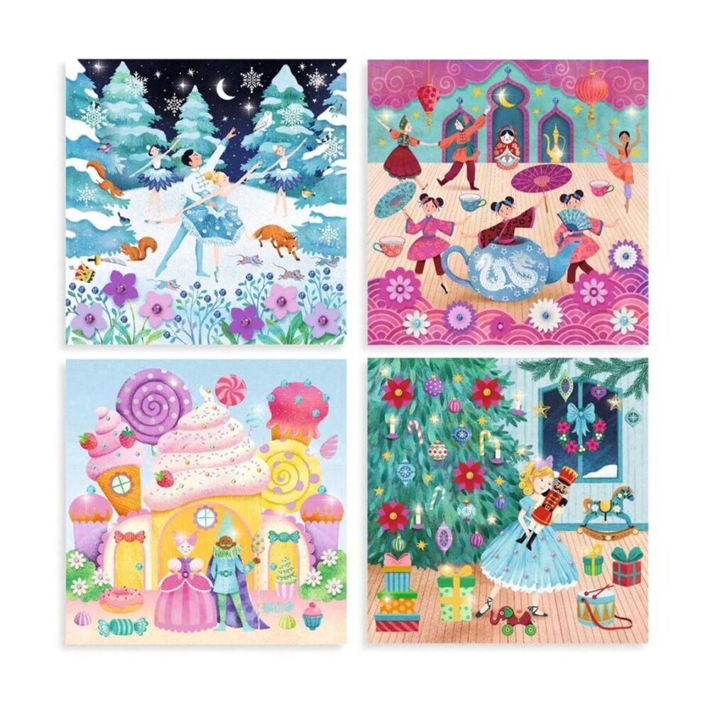 Djeco Nutcracker Fairytales To Decorate Decals Creative Set 6+ Years