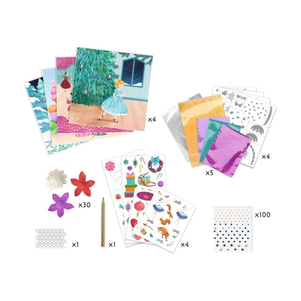 Djeco Nutcracker Fairytales To Decorate Decals Creative Set 6+ Years