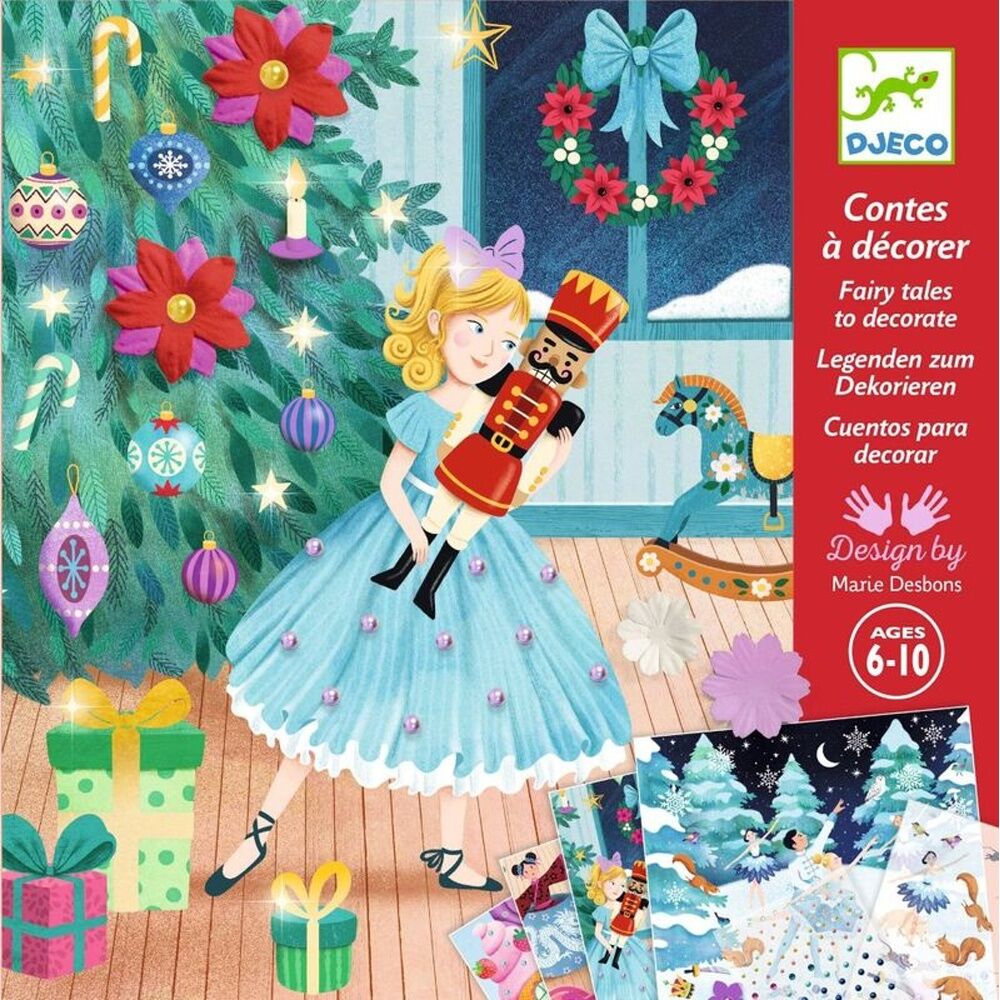 Djeco Nutcracker Fairytales To Decorate Decals Creative Set 6+ Years