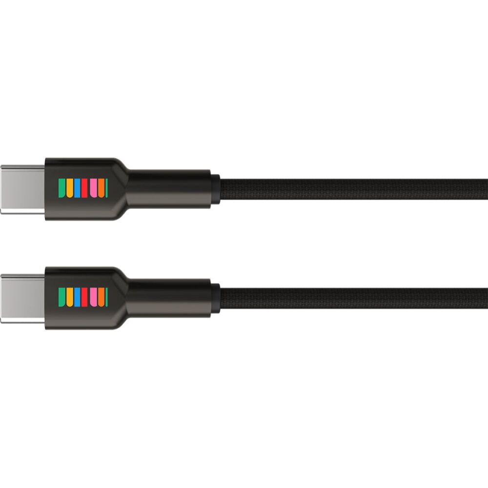 2PK Dull Co. USB-C to Braided Charging Cable W/ Premium Metal Connectors 2m