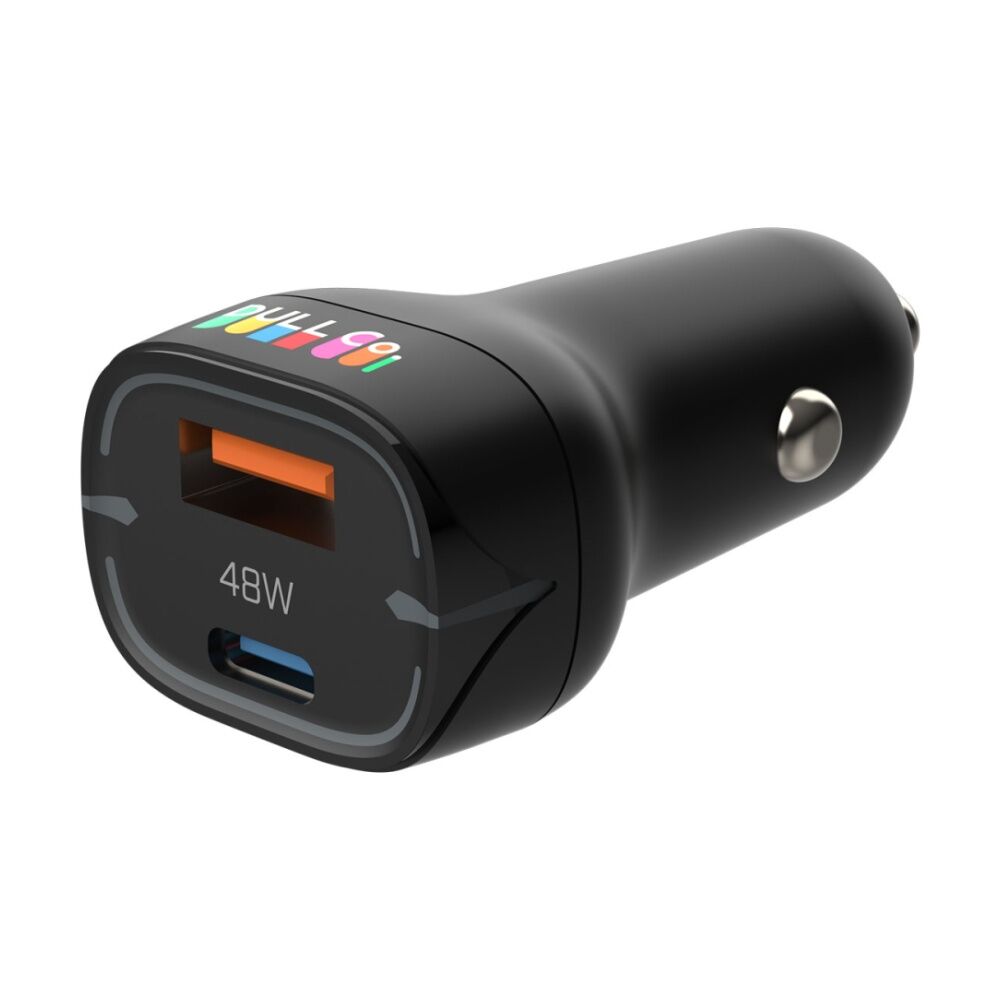Dull Co. Dual Port Car Phone Charger W/ Power Delivery & PPS 48W