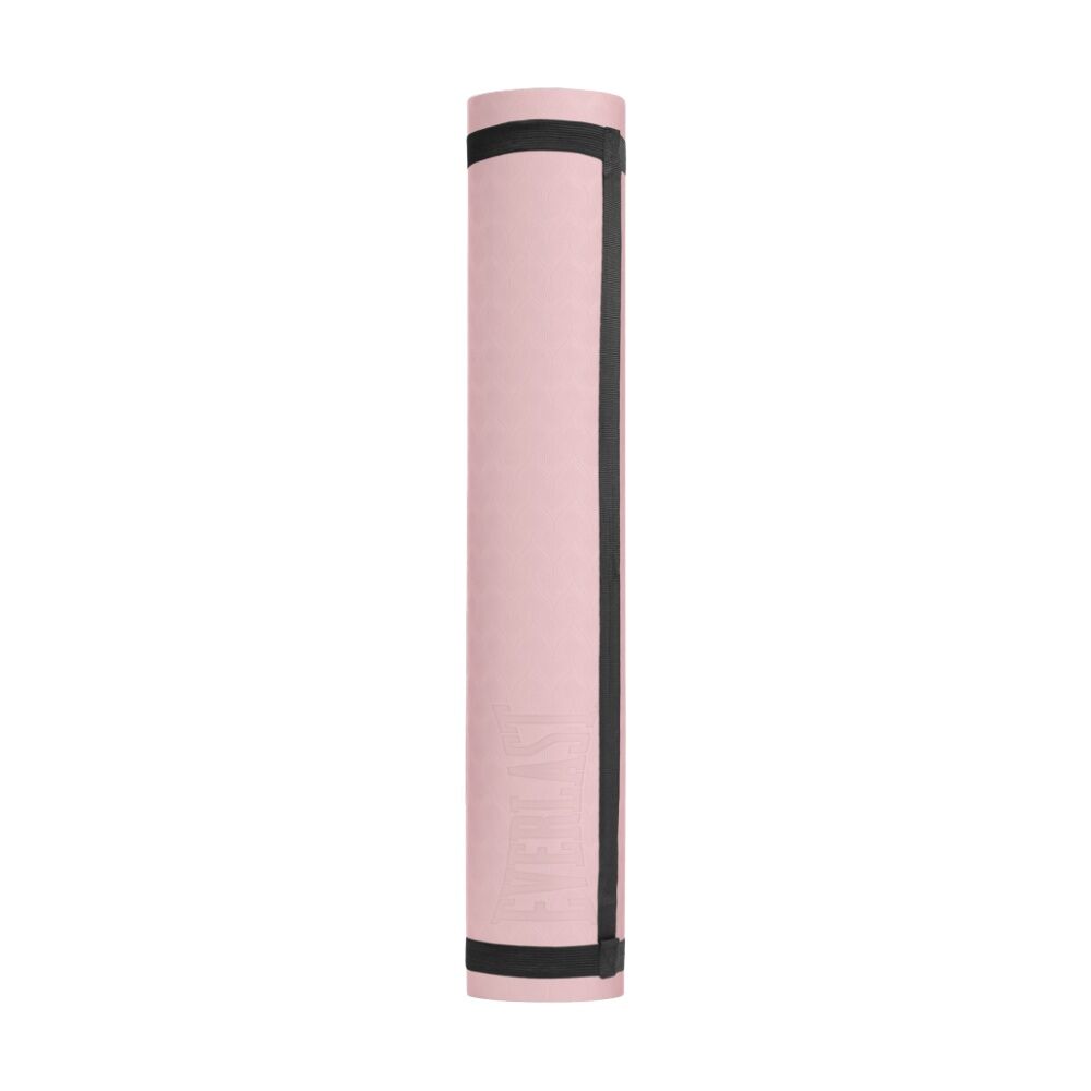 Everlast Yoga Mat 6mm Thick Cushioned Non-Slip Fitness Equipment Pink