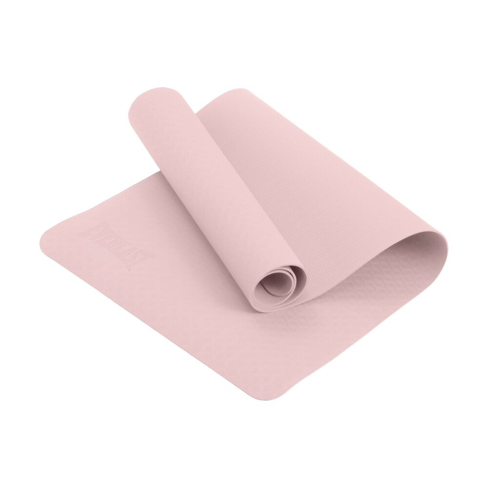 Everlast Yoga Mat 6mm Thick Cushioned Non-Slip Fitness Equipment Pink
